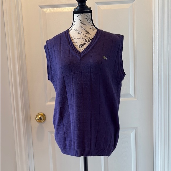 Lacoste Other - Lacoste Purple Sleeveless Sweater Vest